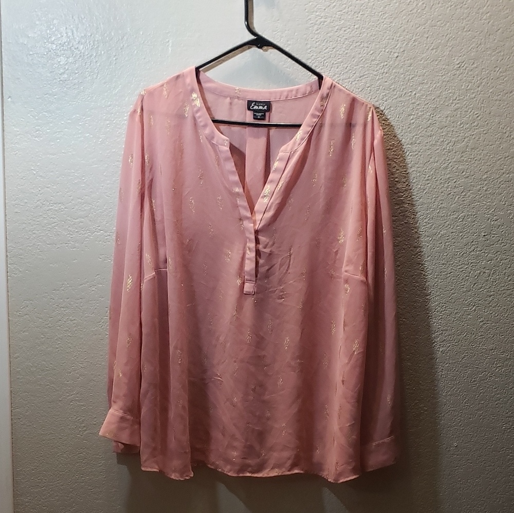 Simply Emma Plus size 2xl shear top
